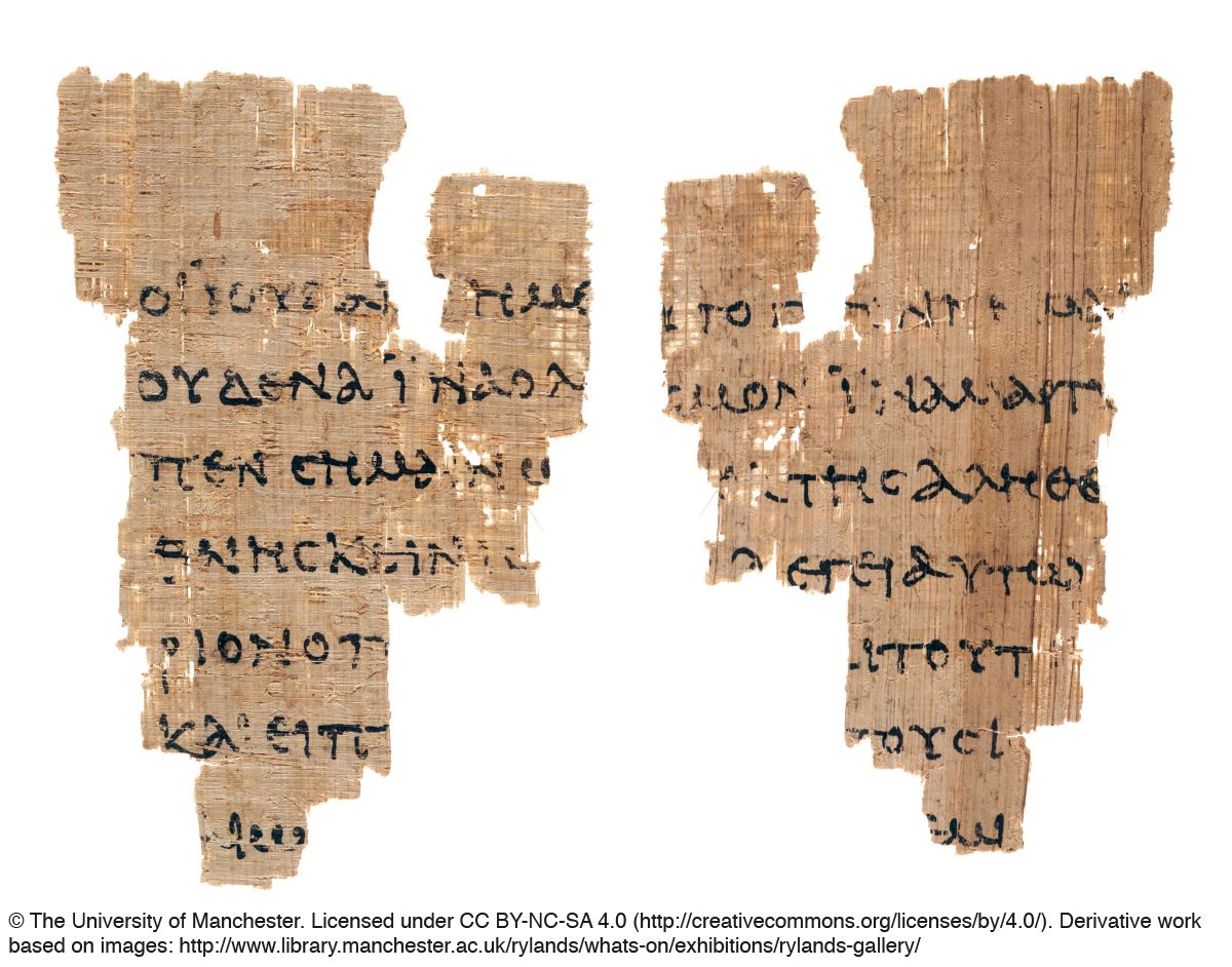 Oldest Known Fragment of the Christian Greek Scriptures