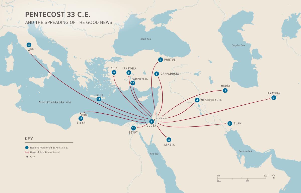 Pentecost 33 C.E. and the Spreading of the Good News