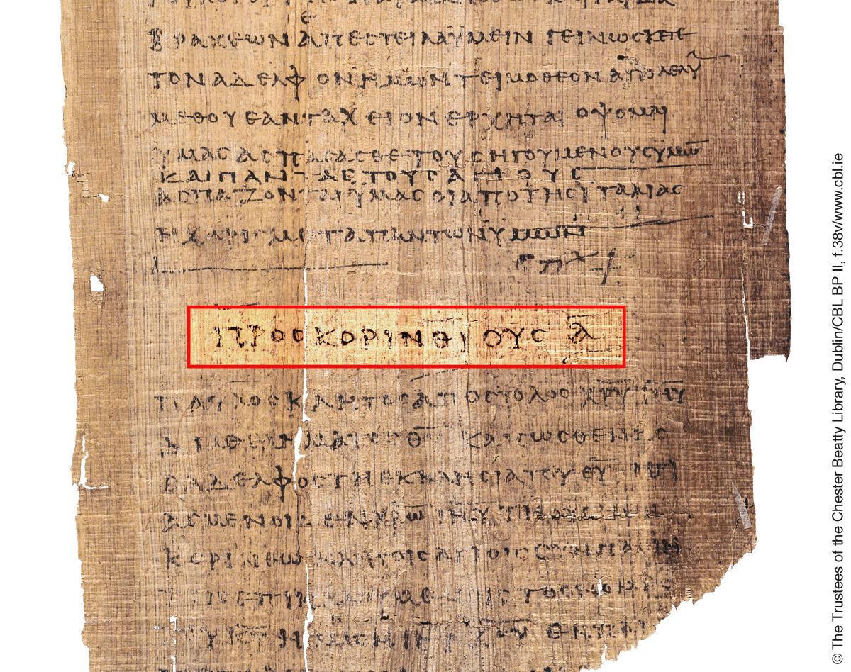 Paul’s First Letter to the Corinthians