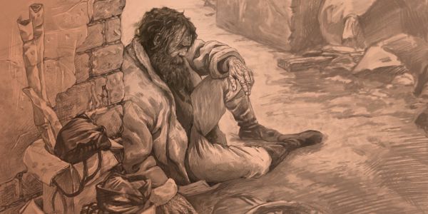 A homeless man named Peter