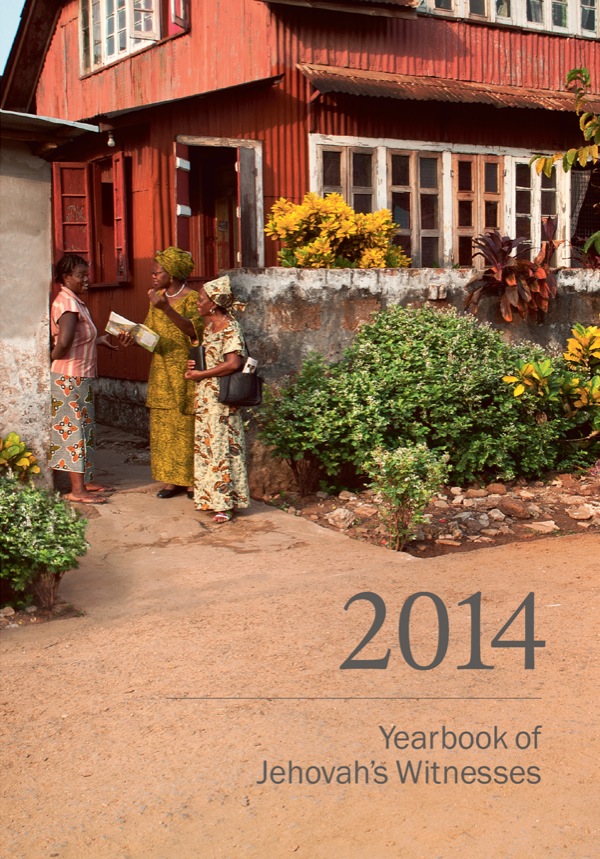 Cover of the 2014 Yearbook of Jehovah’s Witnesses