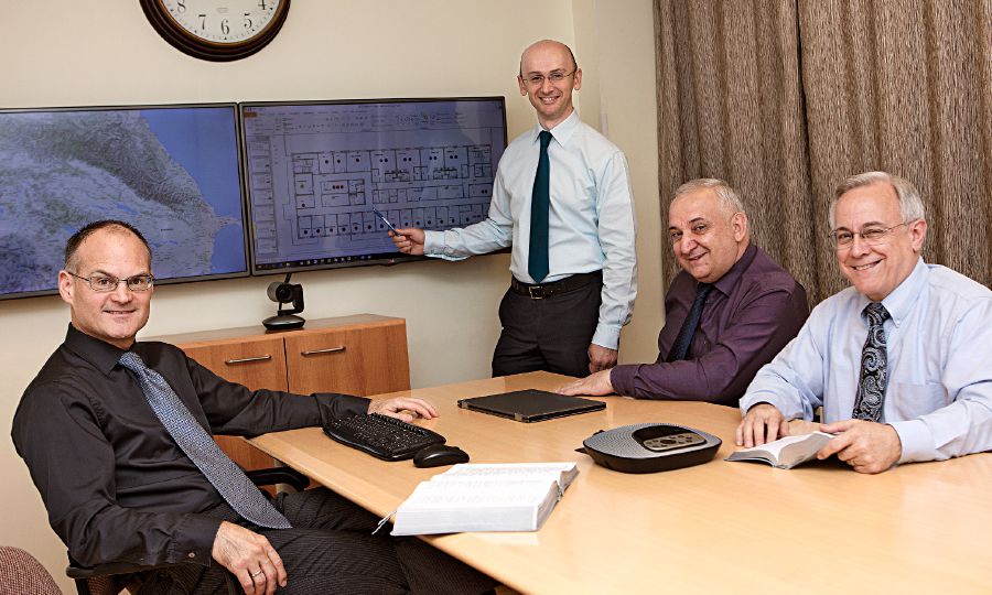 Georgia Branch Committee: Wayne Tomchuk, Levani Kopaliani, Joni Shalamberidze, and Michael E. Jones