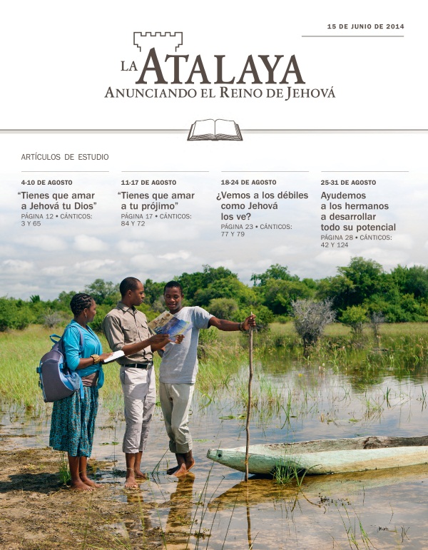 Portada de La Atalaya (edición de estudio), 15 de junio de 2014