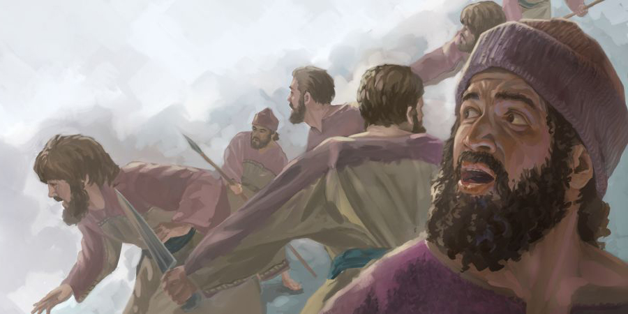 سربازان مِدیانی ترسیده‌اند