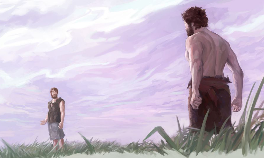 قائن از دست هابیل به خاطر هدیه‌ای که تقدیم می‌کند عصبانی می‌شود