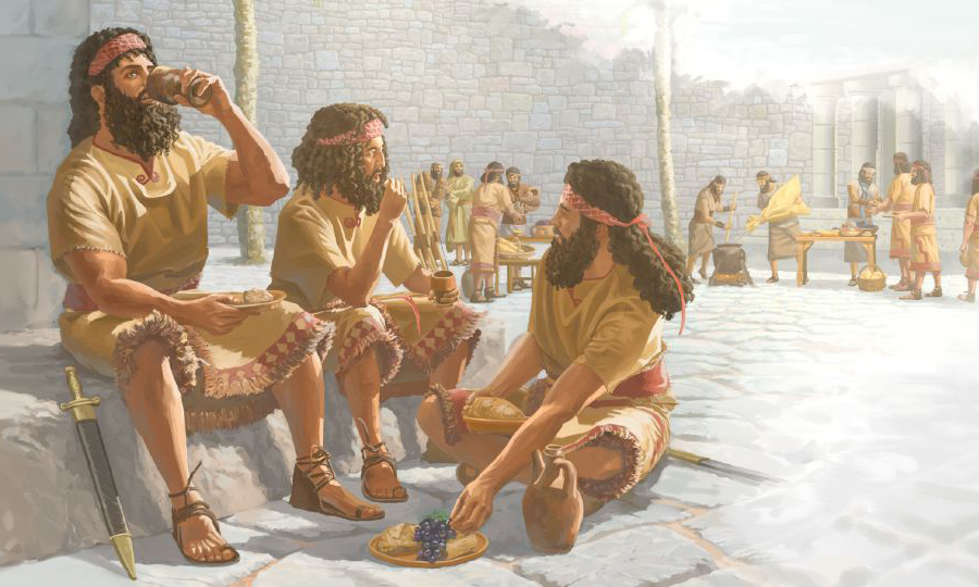 سربازان سوریه در سامره غذا خوردند