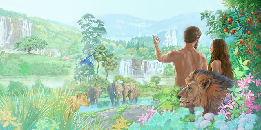 آدم و حوّا در باغ عدن