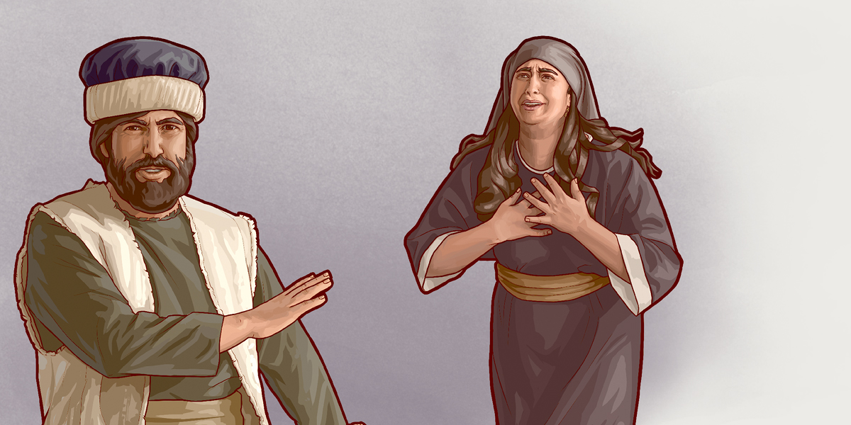 مردی اسرائيلی همسرش را ترک می‌كند