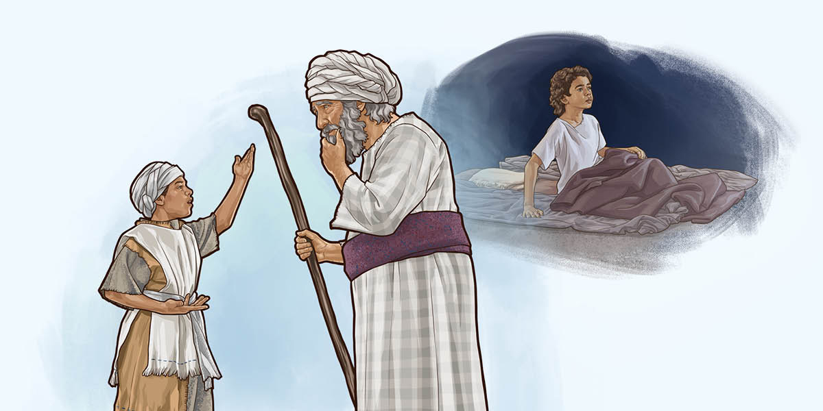 مجموعه تصاویر:‏ ۱)‏ سموئیل کوچک به یَهُوَه گوش می‌دهد.‏ ۲)‏ سموئیل پیام یَهُوَه را به عیلی می‌رساند.‏