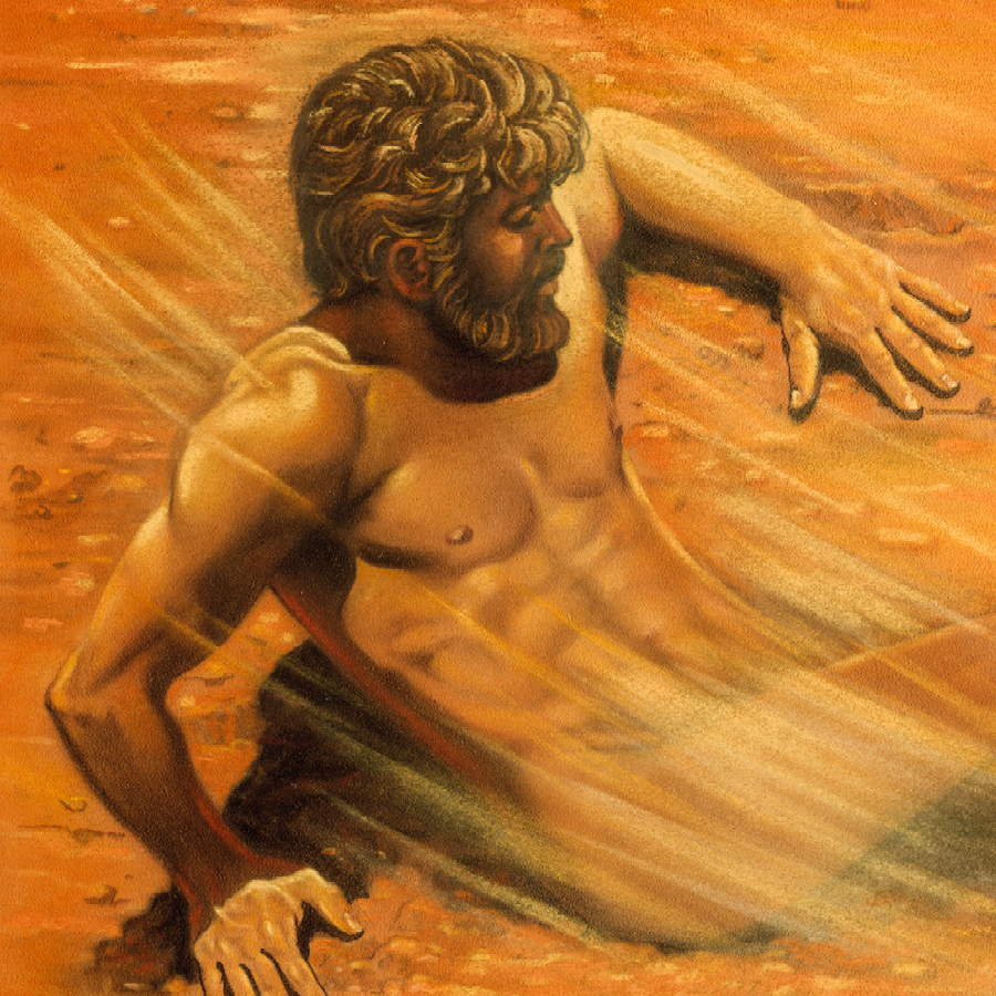 آدم از خاک زمين سرشته می‌شود