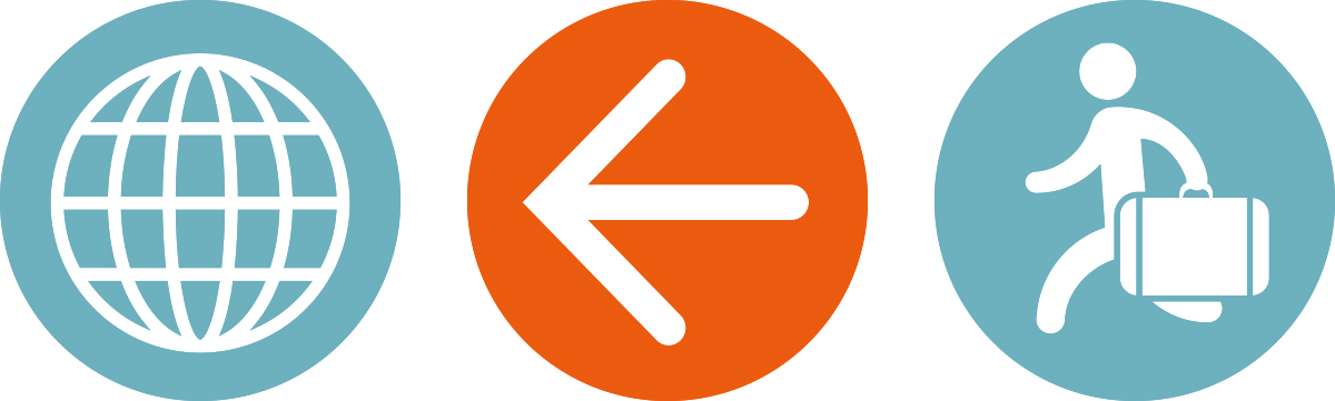 شخصی كه به كشوری ديگر سفر می‌كند