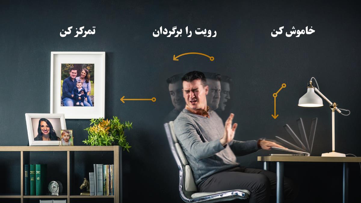برادری دستگاه الكترونيكی خود را خاموش می‌كند،‏ رويش را برمی‌گرداند و بر عكس‌های همسر و فرزندش تمركز می‌كند