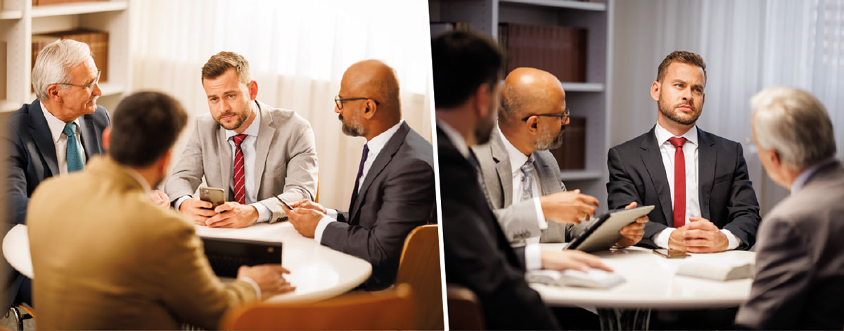 مجموعه‌ای از تصاویر:‏ ۱)‏ سه پیر جماعت با یک برادر ملاقات می‌کنند.‏ وقتی پیران با او صحبت می‌کنند،‏ او به طرف دیگر نگاه می‌کند.‏ ۲)‏ بعدها،‏ پیران دوباره با آن برادر ملاقات می‌کنند.‏ آن برادر با دقت به حرف‌های آن پیران گوش می‌دهد.‏