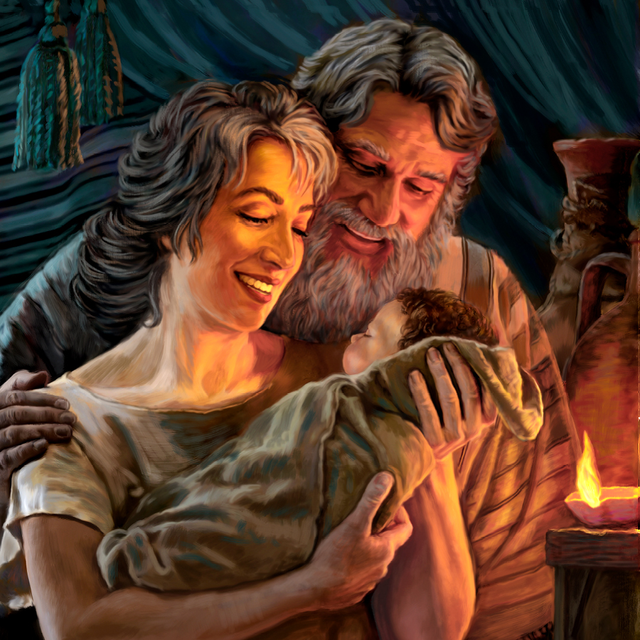 ابراهیم،‏ سارا و فرزندشان اسحاق