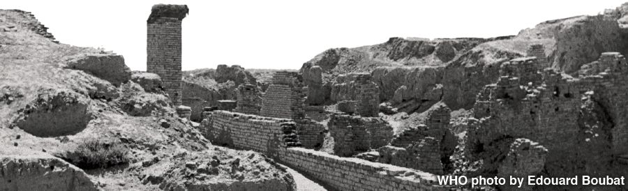 Les ruines de Babylone