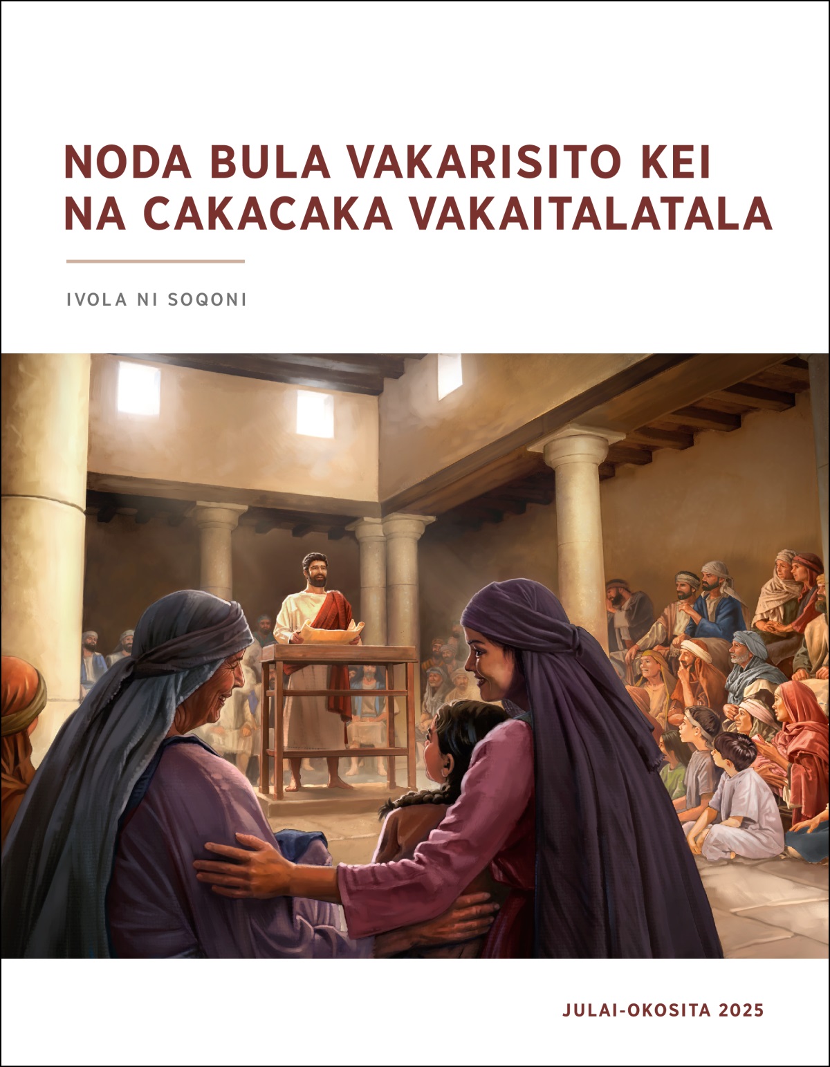 E vunau tiko o Jisu ena valenilotu, e dola tu na ivolavivigi e ligana. Era vakarorogo vinaka na tagane, yalewa, kei na gone.