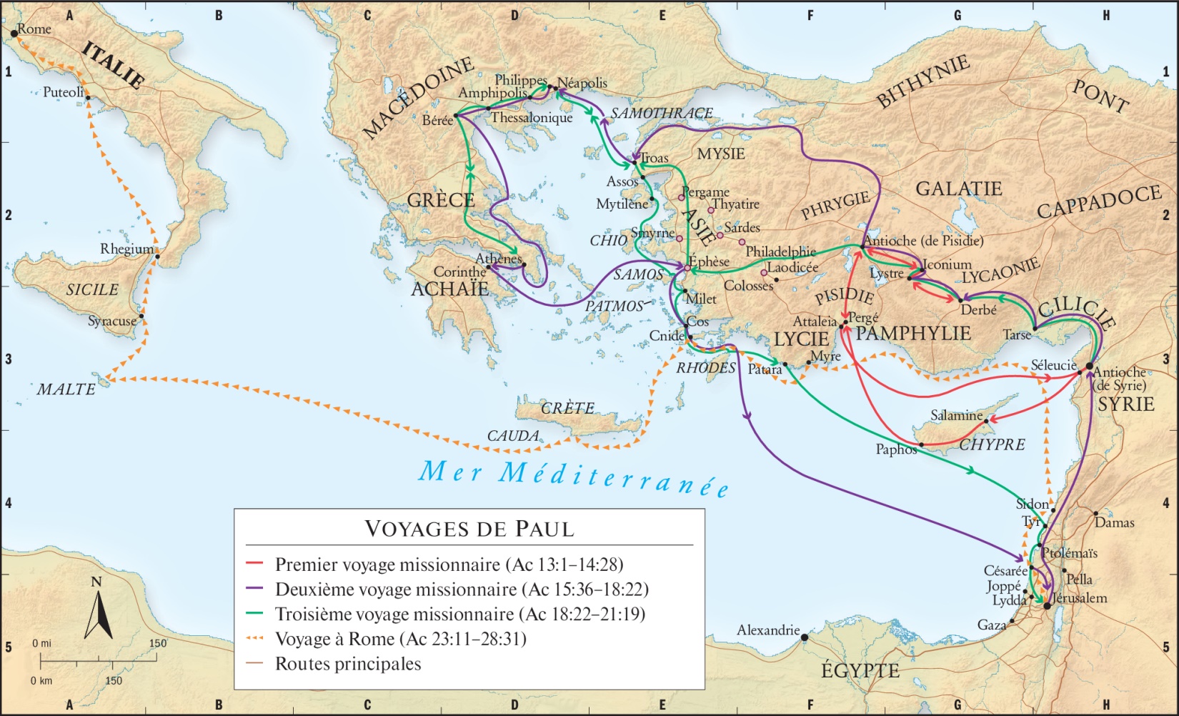 Voyages de Paul