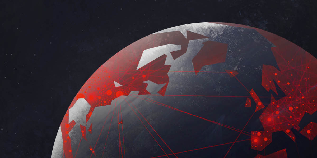 Image de la Terre vue de l’espace, illustrant la propagation des maladies d’un continent à l’autre.