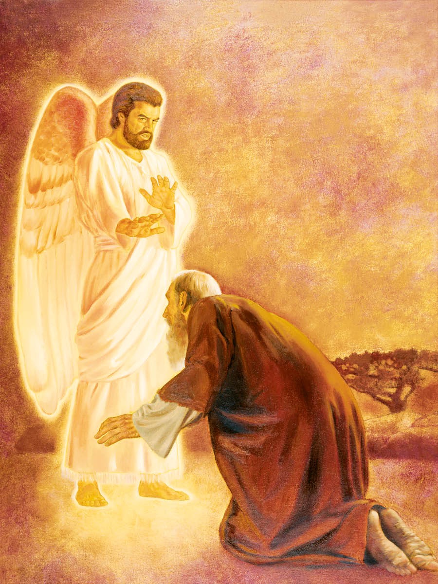 Un ange refuse que l’apôtre Jean l’adore