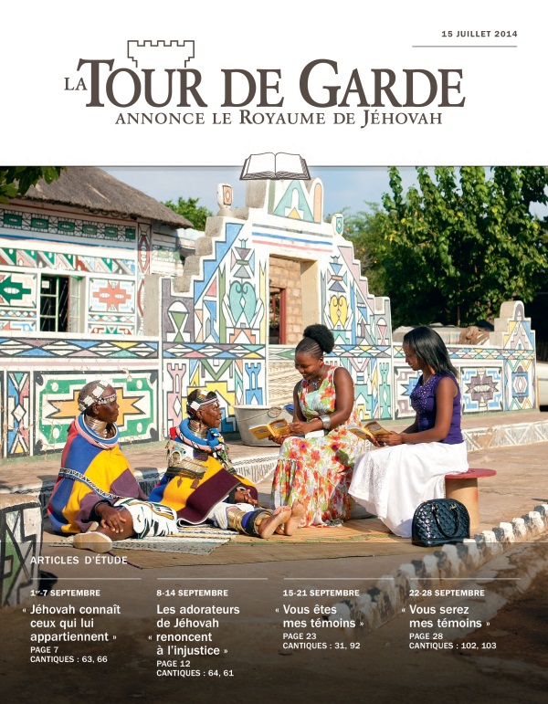 Couverture de La Tour de Garde du 15 juillet 2014 (étude)