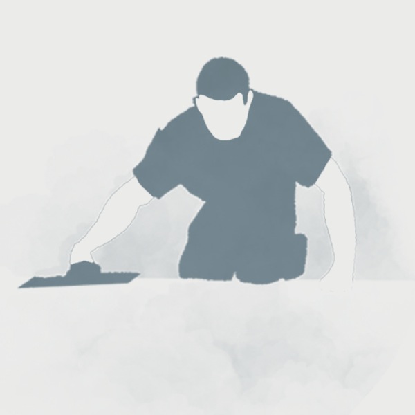Un serviteur international travaille sur un chantier