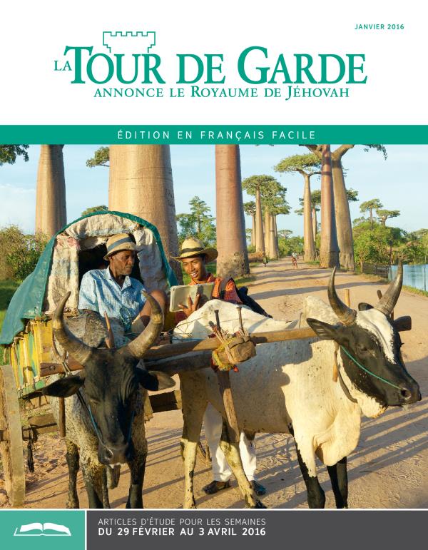 La Tour de Garde en français facile de janvier 2016
