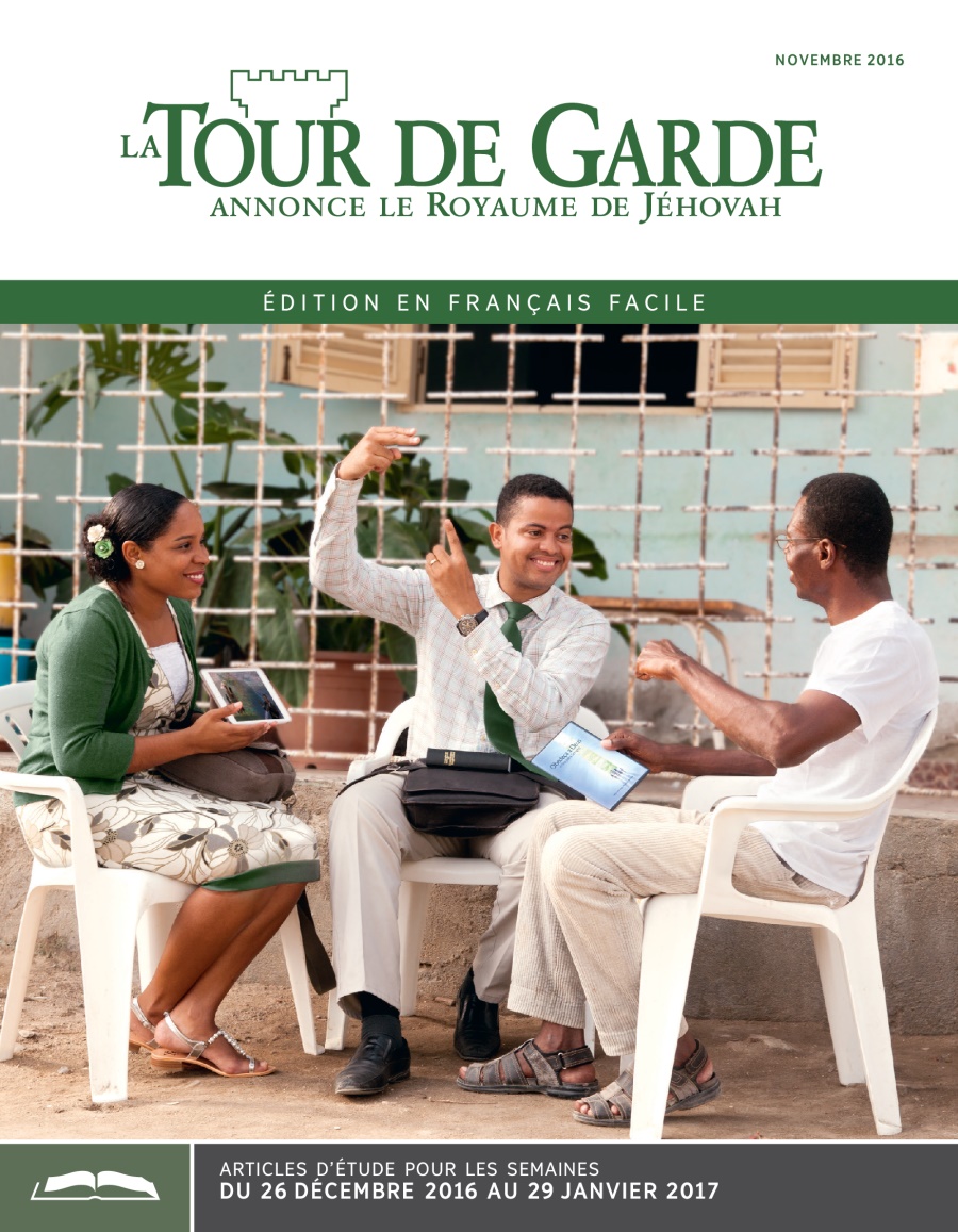 La Tour de Garde, edition en francais facile, novembre 2016
