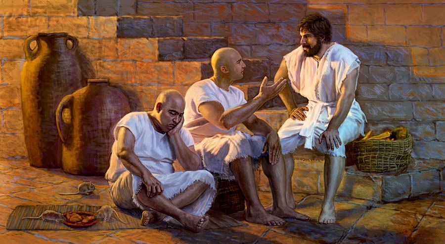 Joseph interprète les rêves de deux prisonniers.