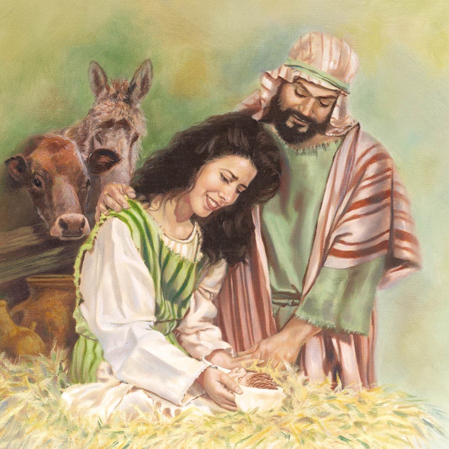 Yosef kɛ Maria kɛ abifao Yesu