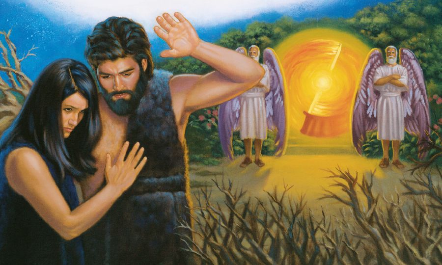 Nyɔŋmɔ eshwie Adam kɛ Hawa kɛje Eden abɔɔ lɛ mli lɛ, ni ehã ŋwɛibɔfoi enyɔ kɛ kakla ni la yɔɔ he miibu abɔɔ lɛ naa