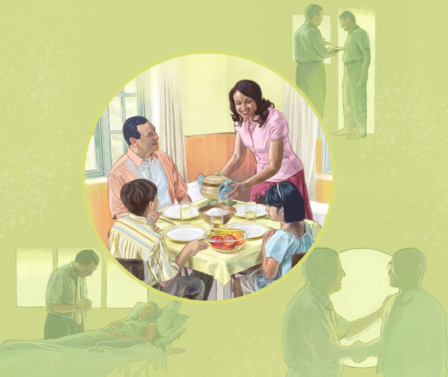 Ek Kristanv aplea familichi kallji gheunk ani borem tem korunk Jehovacher patieta