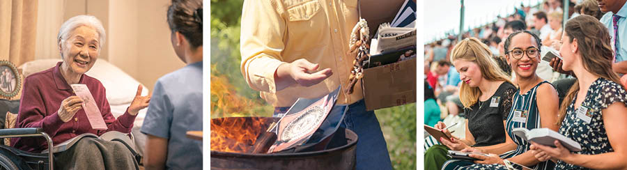 Sangata dovorlole fottu: Jehovak manvota tea ritin tachi bhokti korun lok taka khuxal korta. 1. Ek zantti bhoinn apli kallji gheta taka porgottʼtta. 2. Ek munis ghaddiponnak sombondit asloleo vostu ujeant lasoita. 3. Veg-vegllea zagea voileo bhoinni odhivexonak hajir asat.