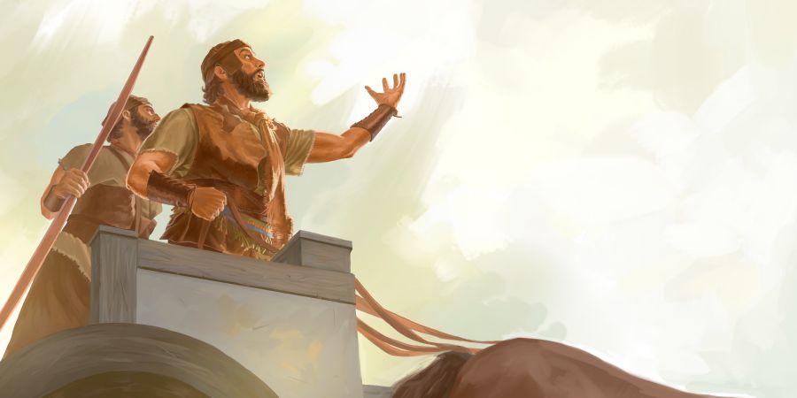 Ο Ιηού φωνάζει να ρίξουν κάτω την Ιεζάβελ