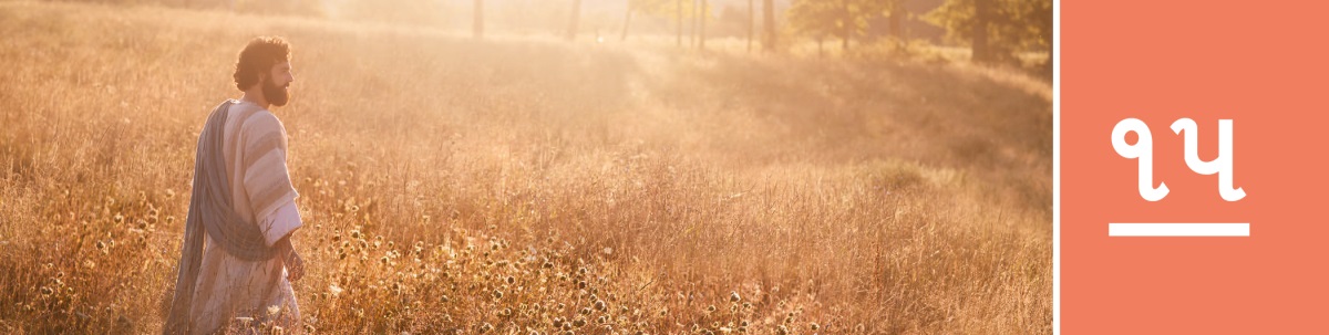 પાઠ ૧૫. ઈસુ ખેતરમાં ચાલી રહ્યા છે.
