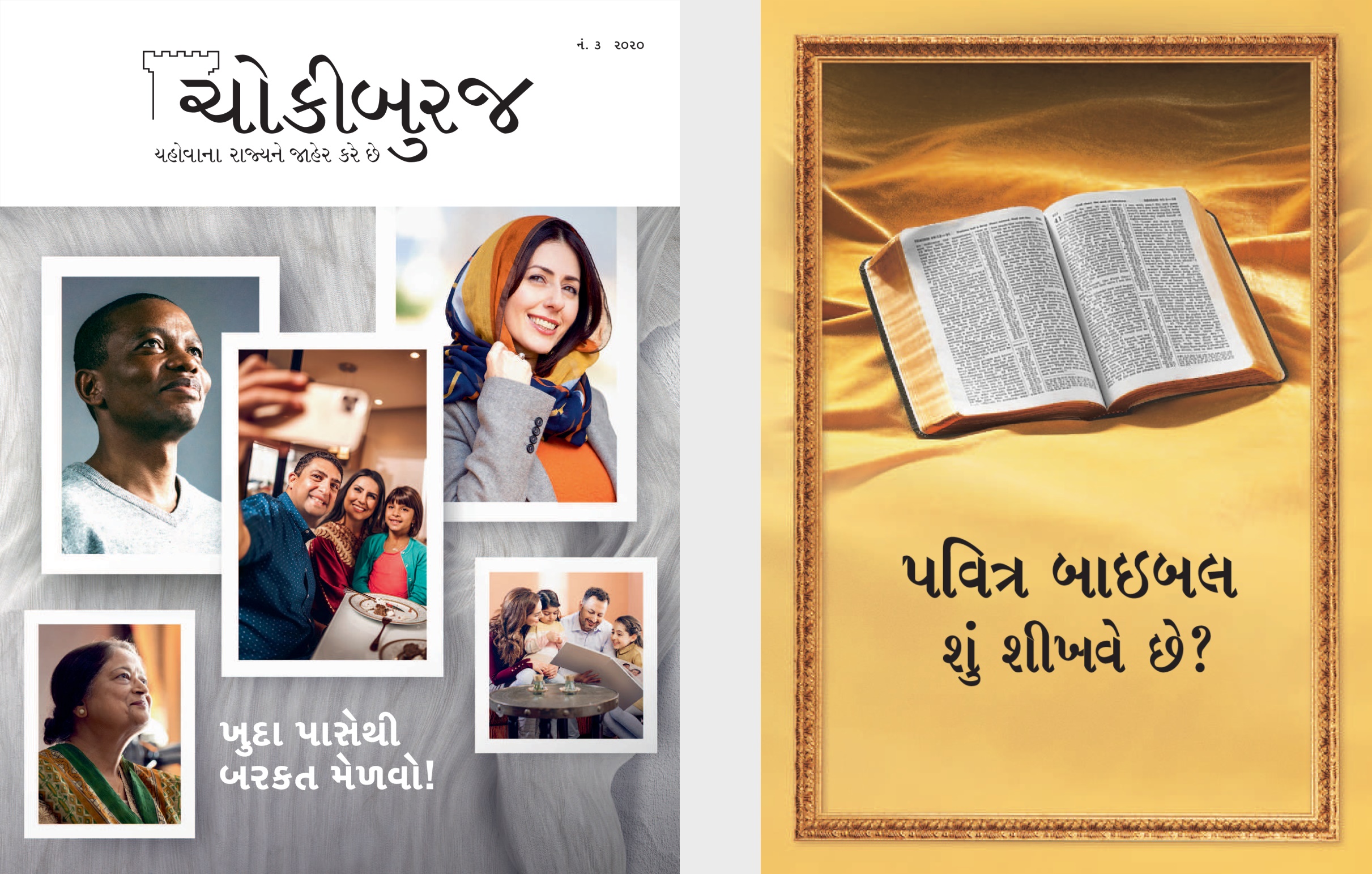 ‘પવિત્ર બાઇબલ શું શીખવે છે?’ પુસ્તક અને ‘ચોકીબુરજ’ નં. ૩ ૨૦૨૦.