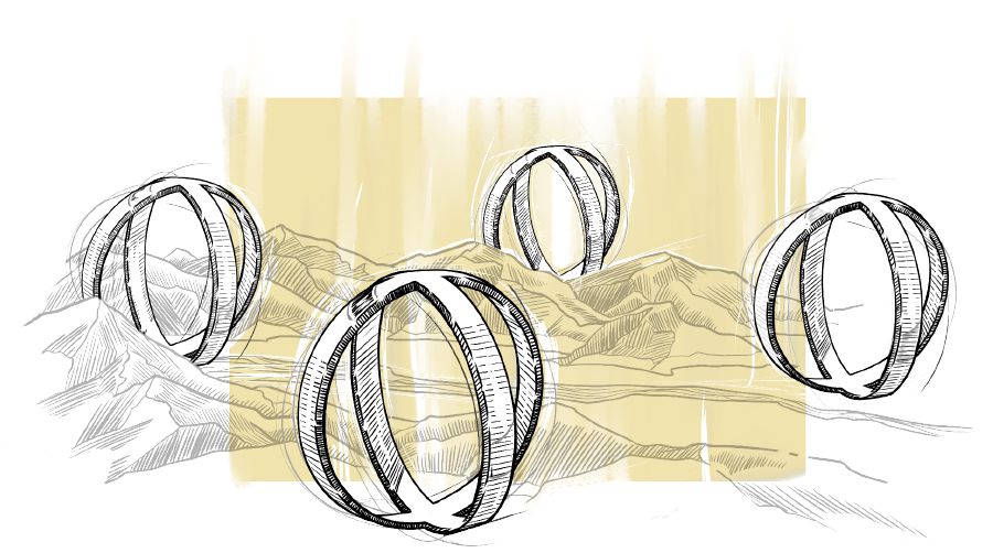 યહોવાના રથનાં ચાર મોટાં મોટાં પૈડાં.