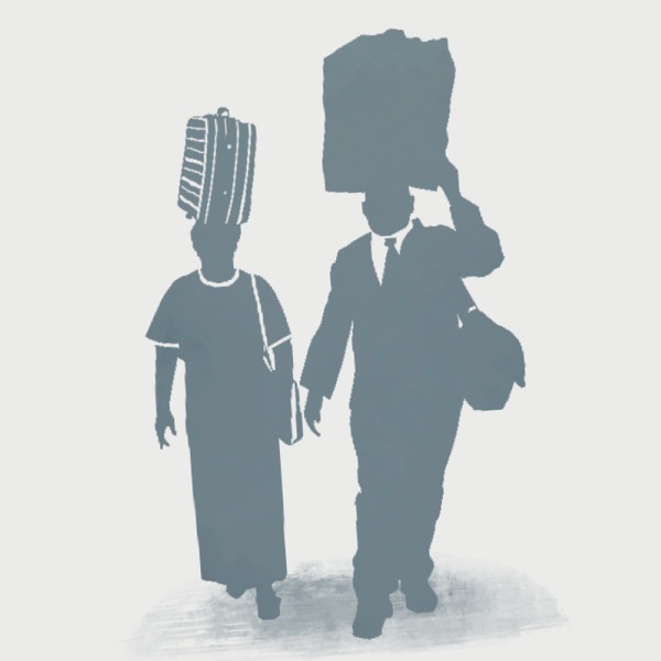 પ્રવાસી નિરીક્ષક અને તેમના પત્ની એકથી બીજી જગ્યાએ જઈ રહ્યાં છે