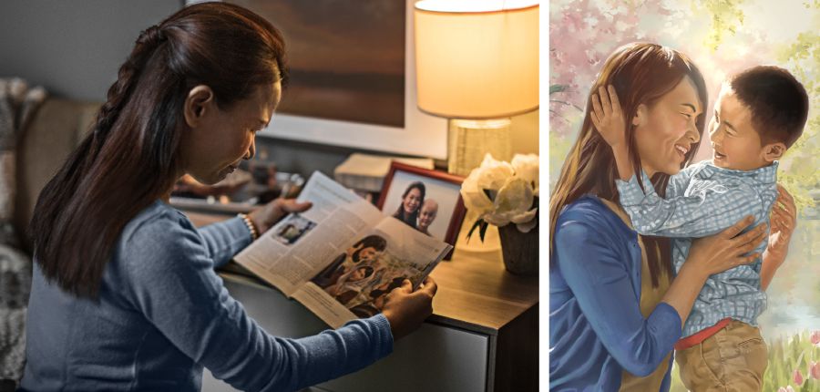 એક માતા સજીવન થવા વિશે વાંચીને પોતાનો દીકરો સજીવન થશે એવી કલ્પના કરે છે