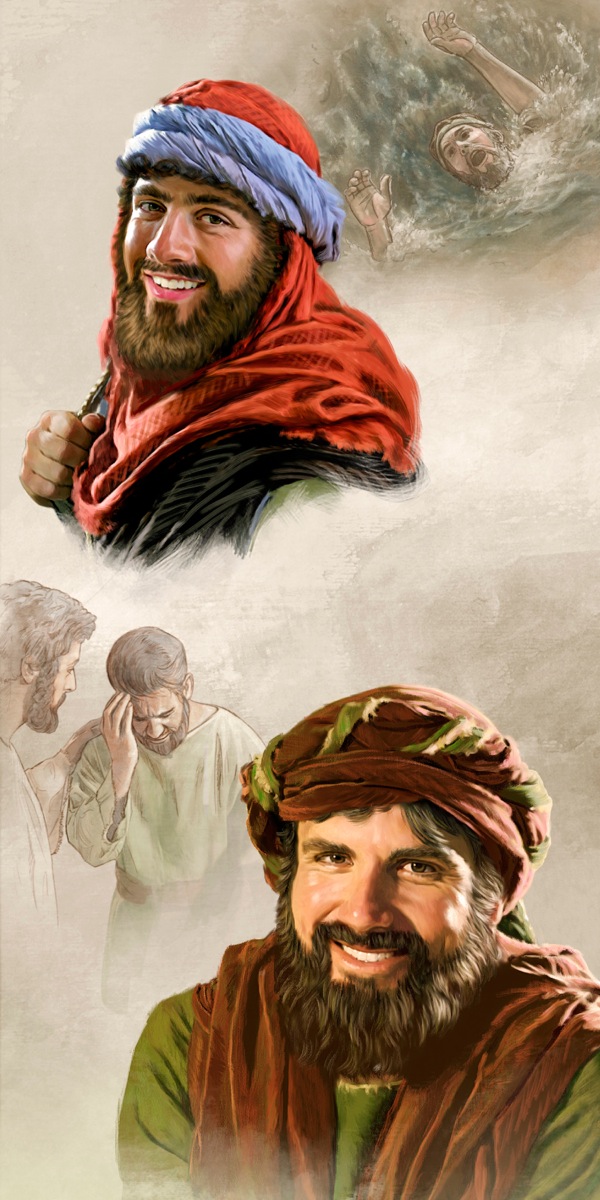 1. Jonás; 2. Pedro[Epiikürape suluʼu süpanaka 21]