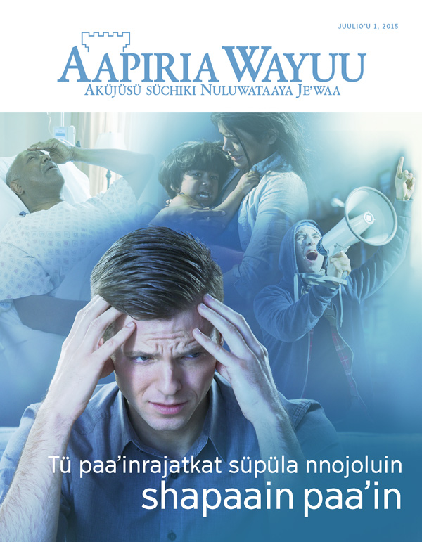Pütchi sünainka süta tü rewiisütakat Aapiria Wayuu, juulioʼu 2015 | Tü paaʼinrajatkat süpüla nnojoluin shapaain paaʼin