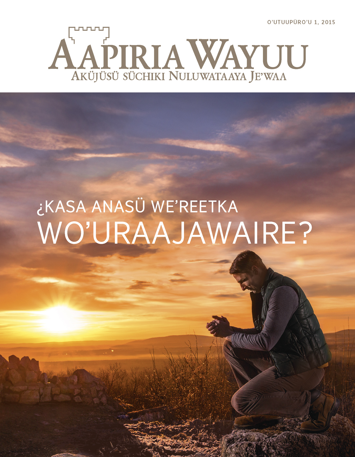 Süta tü rewiisütakat Aapiria Wayuu, oʼutuupüroʼu 2015 | ¿Kasa anasü weʼreetka woʼuraajawaire?