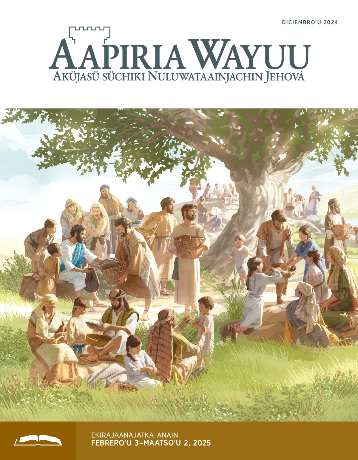 Naapüin Jesús jime sümaa pan namüin na nikirajüinkana süpüla neitajüin sümüin wainma wayuu, eejana tooloyuu, jieyuu otta tepichi.