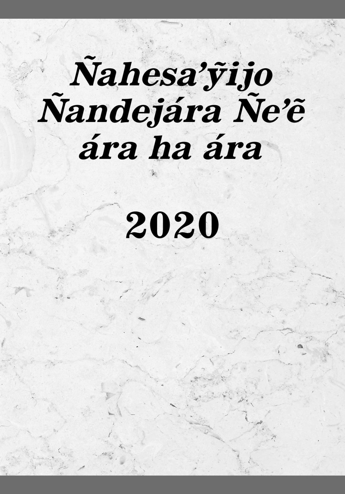 Ñahesaʼỹijo Ñandejára Ñeʼẽ ára ha ára 2020
