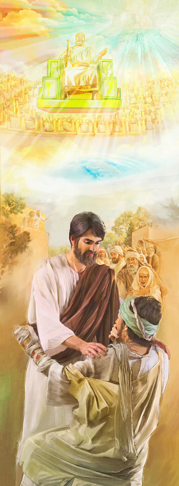 1. Ñandejára Rréino yvágape; 2. Jesús omonguera peteĩ leprósope