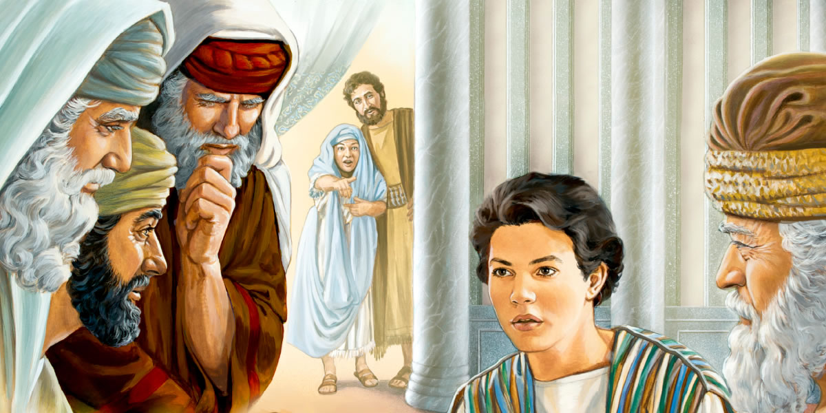 Jesús orekórõ guare 12 áño, oporandu heta mbaʼe umi mboʼehára hudíope pe témplope