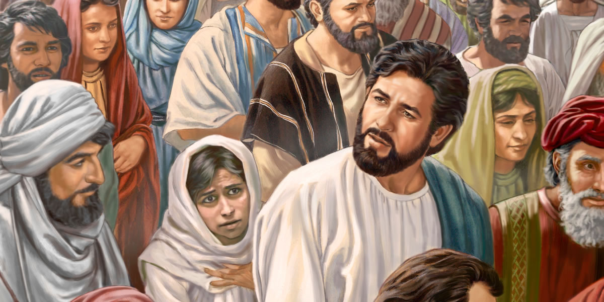 Peteĩ kuña opoko Jesús aóre ha haʼe oñemeʼẽ enkuénta oĩha opokóva hese