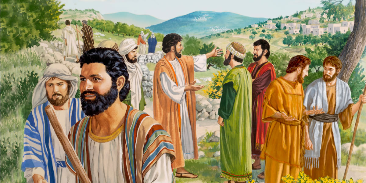 Jesús omondo de a dos ijapostolkuérape opredika hag̃ua