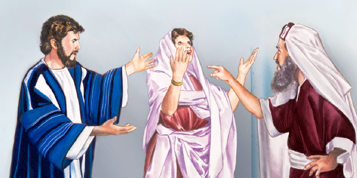 Jesús omonguera peteĩ kuñáme sábadope ha pe mburuvicha sinagogapegua ipochy hese