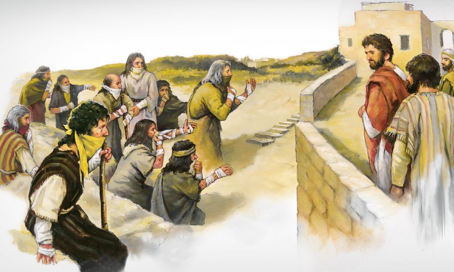 Diez lepróso ojerure Jesúspe omonguera hag̃ua chupekuéra