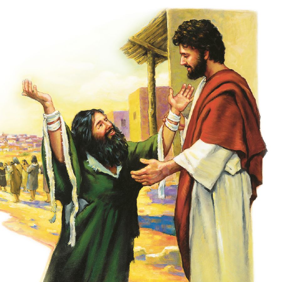 Peteĩ kuimbaʼe Jesús omonguera vaʼekue oñesũ oagradese chupe